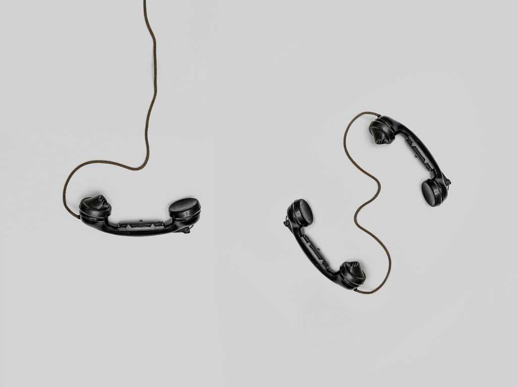 Three Black Handset Toys