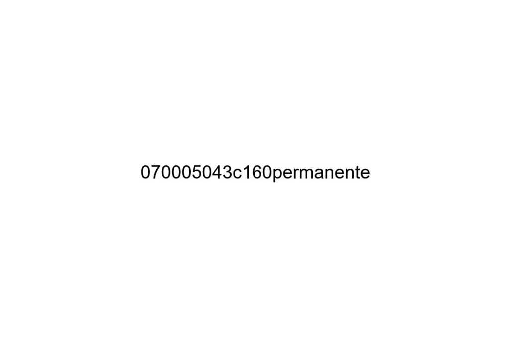 070005043c160permanente