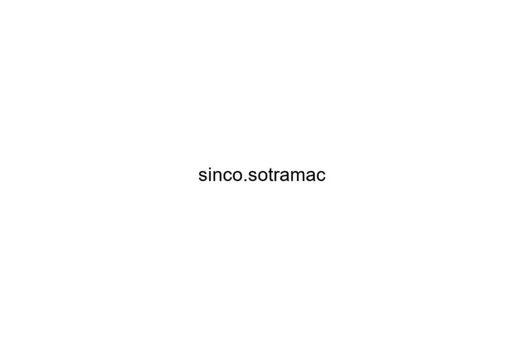 sinco sotramac