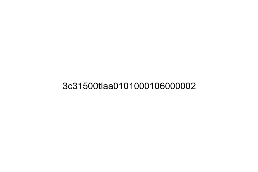 3c31500tlaa0101000106000002
