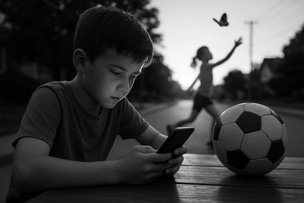 screen time vs active play