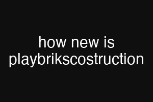 how new is playbrikscostruction