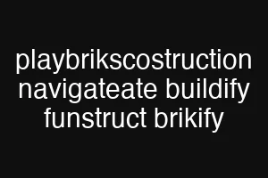 playbrikscostruction navigateate buildify funstruct brikify